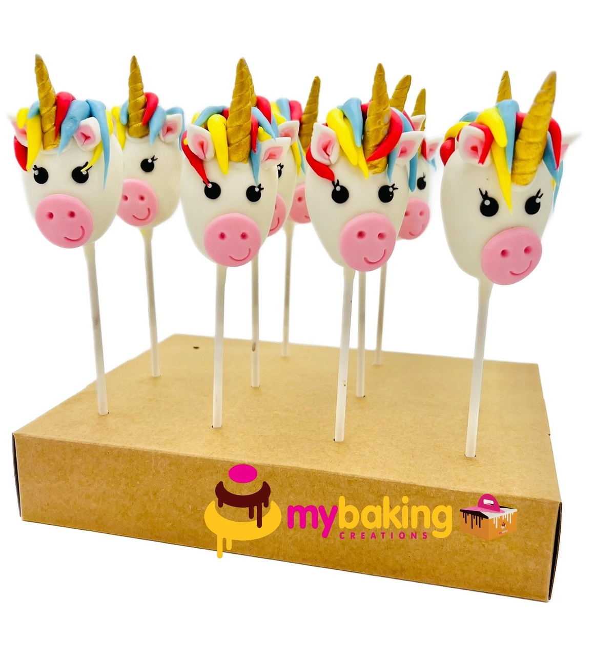 Custom unicorn themed cake pops Bay Area bakery